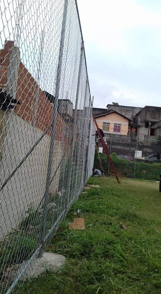 Alambrado para campo de futebol