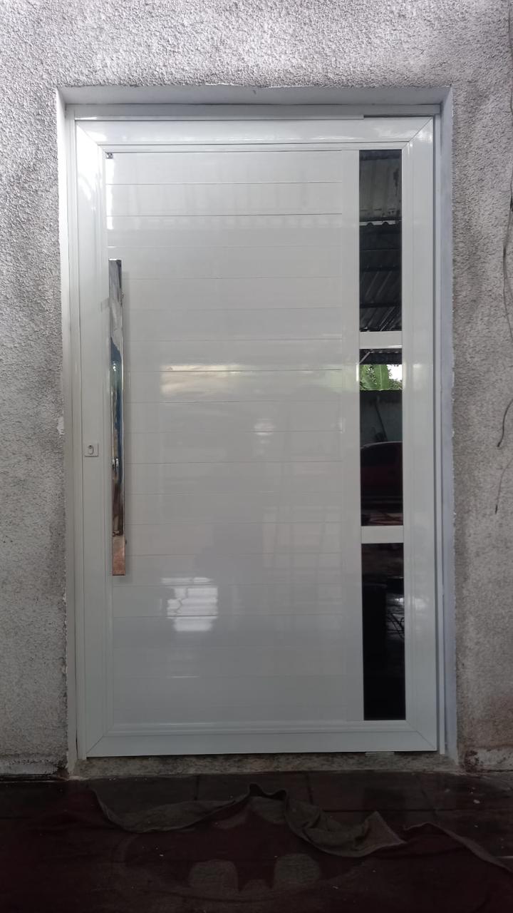 Porta de vidro temperado